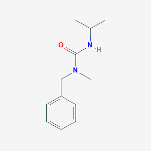molecular formula C12H18N2O B6627395 1-Benzyl-1-methyl-3-propan-2-ylurea 