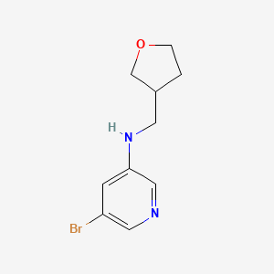 5-bromo-N-(oxolan-3-ylmethyl)pyridin-3-amine