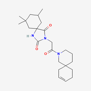 3-[2-(2-Azaspiro[5.5]undec-9-en-2-yl)-2-oxoethyl]-7,7,9-trimethyl-1,3-diazaspiro[4.5]decane-2,4-dione