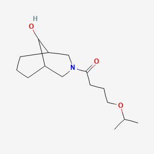 1-(9-Hydroxy-3-azabicyclo[3.3.1]nonan-3-yl)-4-propan-2-yloxybutan-1-one