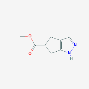 molecular formula C8H10N2O2 B6627783 Methyl 1,4,5,6-tetrahydrocyclopenta[c]pyrazole-5-carboxylate 
