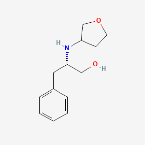 (2S)-2-(oxolan-3-ylamino)-3-phenylpropan-1-ol