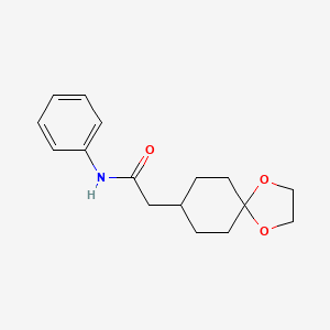 2-(1,4-dioxaspiro[4.5]decan-8-yl)-N-phenylacetamide