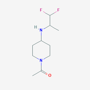 1-[4-(1,1-Difluoropropan-2-ylamino)piperidin-1-yl]ethanone