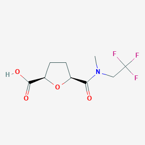 (2R,5S)-5-[methyl(2,2,2-trifluoroethyl)carbamoyl]oxolane-2-carboxylic acid