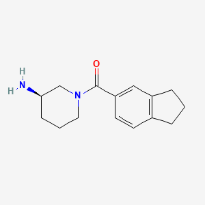 [(3R)-3-aminopiperidin-1-yl]-(2,3-dihydro-1H-inden-5-yl)methanone