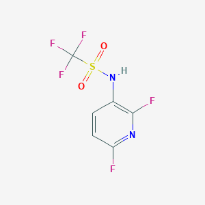 N-(2,6-difluoropyridin-3-yl)-1,1,1-trifluoromethanesulfonamide