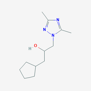 1-Cyclopentyl-3-(3,5-dimethyl-1,2,4-triazol-1-yl)propan-2-ol