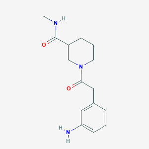 1-[2-(3-aminophenyl)acetyl]-N-methylpiperidine-3-carboxamide