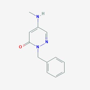 2-Benzyl-5-(methylamino)pyridazin-3-one
