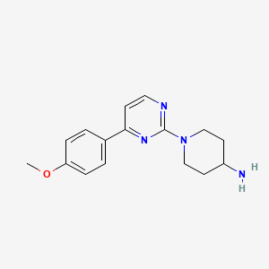 1-[4-(4-Methoxyphenyl)pyrimidin-2-yl]piperidin-4-amine