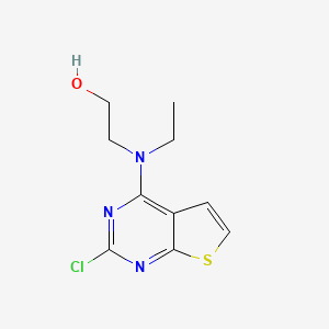 2-[(2-Chlorothieno[2,3-d]pyrimidin-4-yl)-ethylamino]ethanol