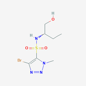 5-bromo-N-[(2S)-1-hydroxybutan-2-yl]-3-methyltriazole-4-sulfonamide