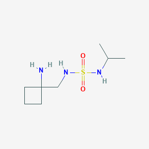 1-[(Propan-2-ylsulfamoylamino)methyl]cyclobutan-1-amine