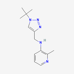 molecular formula C13H19N5 B6628499 N-[(1-tert-butyltriazol-4-yl)methyl]-2-methylpyridin-3-amine 