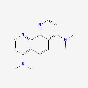 molecular formula C16H18N4 B6628527 4,7-Bis(dimethylamino)-1,10-phenanthroline 