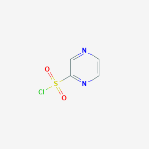 molecular formula C4H3ClN2O2S B066287 吡嗪-2-磺酰氯 CAS No. 184170-48-7