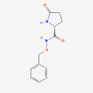 molecular formula C12H14N2O3 B6628930 (2R)-5-oxo-N-phenylmethoxypyrrolidine-2-carboxamide 
