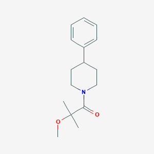 2-Methoxy-2-methyl-1-(4-phenylpiperidin-1-yl)propan-1-one