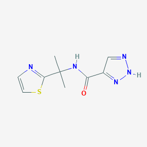 N-[2-(1,3-thiazol-2-yl)propan-2-yl]-2H-triazole-4-carboxamide