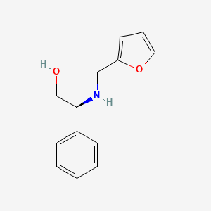 (2S)-2-(furan-2-ylmethylamino)-2-phenylethanol