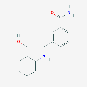 3-[[[2-(Hydroxymethyl)cyclohexyl]amino]methyl]benzamide