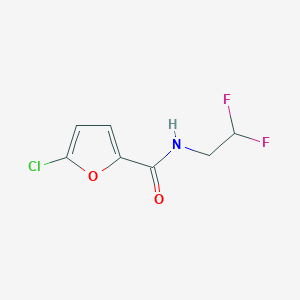 5-chloro-N-(2,2-difluoroethyl)furan-2-carboxamide