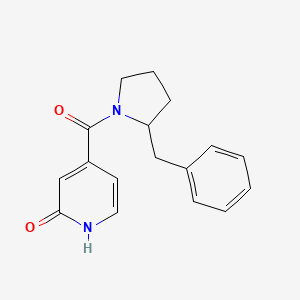 4-(2-benzylpyrrolidine-1-carbonyl)-1H-pyridin-2-one