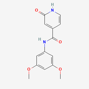 N-(3,5-dimethoxyphenyl)-2-oxo-1H-pyridine-4-carboxamide