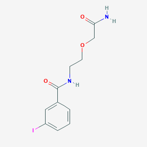 N-[2-(2-amino-2-oxoethoxy)ethyl]-3-iodobenzamide