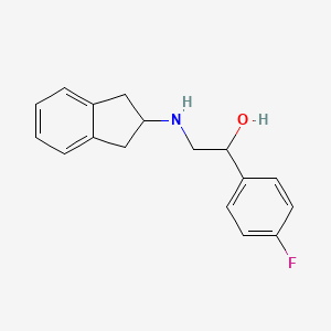 2-(2,3-dihydro-1H-inden-2-ylamino)-1-(4-fluorophenyl)ethanol