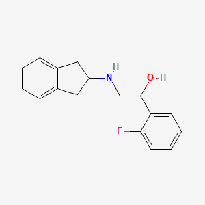 2-(2,3-dihydro-1H-inden-2-ylamino)-1-(2-fluorophenyl)ethanol