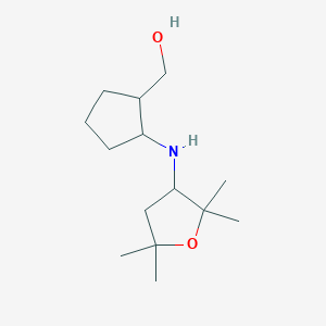 [2-[(2,2,5,5-Tetramethyloxolan-3-yl)amino]cyclopentyl]methanol