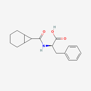 (2R)-2-(bicyclo[4.1.0]heptane-7-carbonylamino)-3-phenylpropanoic acid