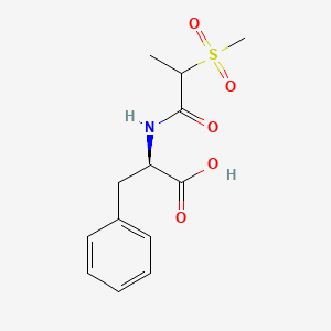 (2R)-2-(2-methylsulfonylpropanoylamino)-3-phenylpropanoic acid