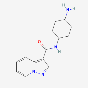 N-(4-aminocyclohexyl)pyrazolo[1,5-a]pyridine-3-carboxamide