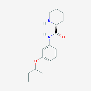 molecular formula C16H24N2O2 B6629680 (2S)-N-(3-butan-2-yloxyphenyl)piperidine-2-carboxamide 
