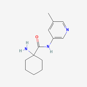 1-amino-N-(5-methylpyridin-3-yl)cyclohexane-1-carboxamide