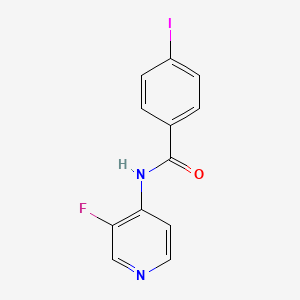molecular formula C12H8FIN2O B6629985 N-(3-fluoropyridin-4-yl)-4-iodobenzamide 