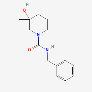 molecular formula C14H20N2O2 B6630207 N-benzyl-3-hydroxy-3-methylpiperidine-1-carboxamide 