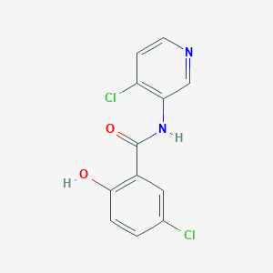 molecular formula C12H8Cl2N2O2 B6630304 CHR-SOS-7098f804-10 