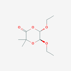 B066306 (5S,6S)-5,6-diethoxy-3,3-dimethyl-1,4-dioxan-2-one CAS No. 184761-17-9