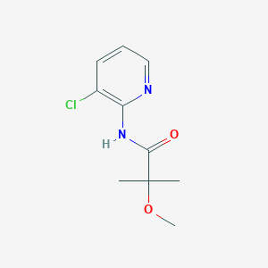 molecular formula C10H13ClN2O2 B6630615 N-(3-chloropyridin-2-yl)-2-methoxy-2-methylpropanamide 