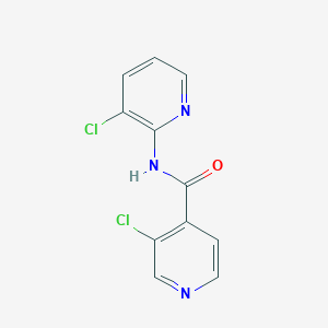 molecular formula C11H7Cl2N3O B6630623 3-chloro-N-(3-chloropyridin-2-yl)pyridine-4-carboxamide 