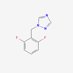 molecular formula C9H7F2N3 B6630777 1-[(2,6-Difluorophenyl)methyl]-1,2,4-triazole 