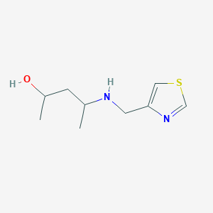 4-(1,3-Thiazol-4-ylmethylamino)pentan-2-ol