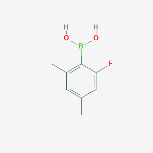 molecular formula C8H10BFO2 B6631103 (2-Fluoro-4,6-dimethylphenyl)boronic acid 