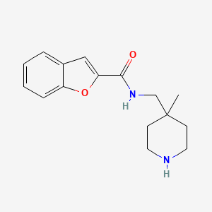 N-[(4-methylpiperidin-4-yl)methyl]-1-benzofuran-2-carboxamide