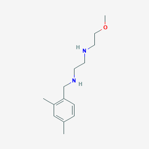 molecular formula C14H24N2O B6631245 N'-[(2,4-dimethylphenyl)methyl]-N-(2-methoxyethyl)ethane-1,2-diamine 