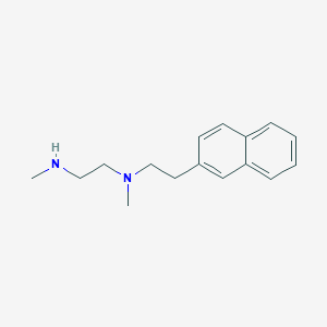 molecular formula C16H22N2 B6631258 N,N'-dimethyl-N'-(2-naphthalen-2-ylethyl)ethane-1,2-diamine 
